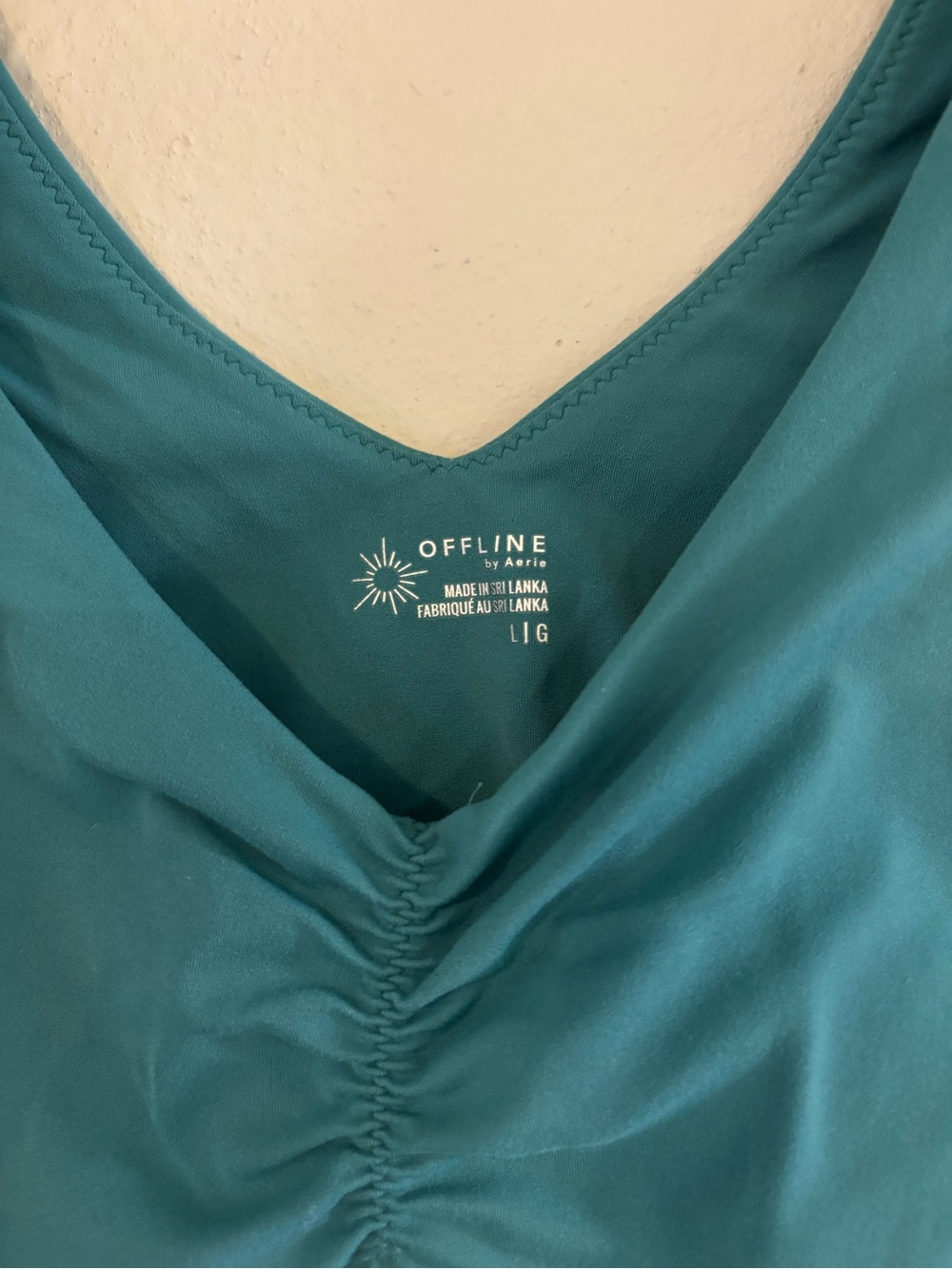 OFFLINE By Aerie Real Me XTRA Ruched Top - Picture 3 of 4
